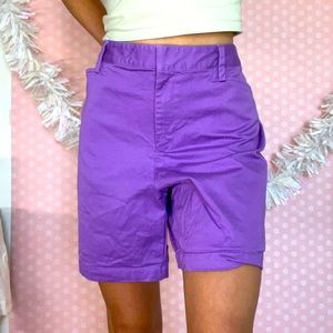 Lands End Lilac Shorts